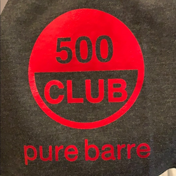 Pure Barre 500 Club Milestone Tank Dark Grey - Picture 2 of 3
